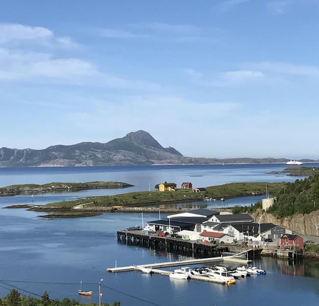 Oversiktsbilde av hele anlegget til Arnulf Hansen